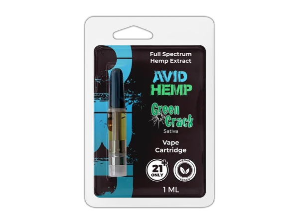 Full Spectrum CBD Vape Cartridge Green Crack 1g