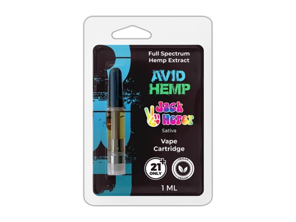 Full Spectrum CBD Vape Cartridge Jack Herer 1g