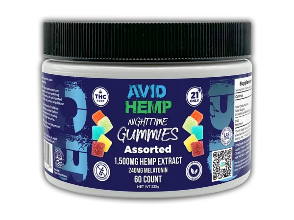 CBD NightTime Gummies 1500mg 60ct