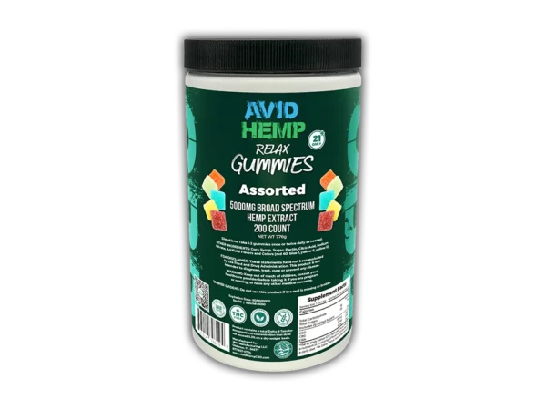 CBD Relax Gummies 5000mg 200ct