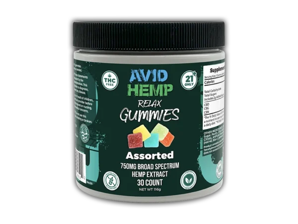 CBD Relax Gummies 750mg 30ct