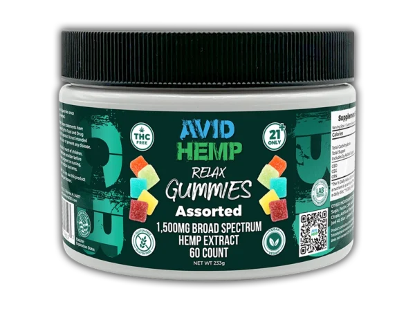 CBD Relax Gummies 1500mg 60ct