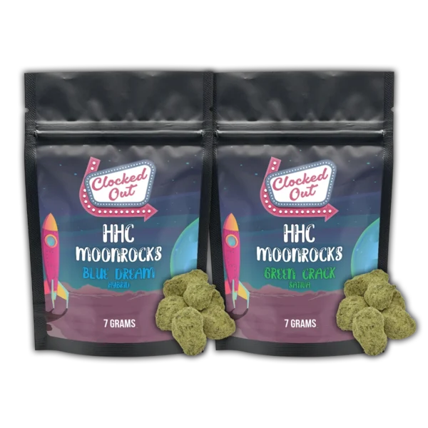 HHC Moonrocks 14g 2-Pack Green Crack/Blue Dream