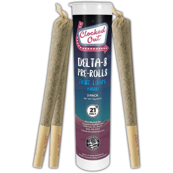 Delta-8 Pre Rolls 1.5g Each 3ct Hybrid