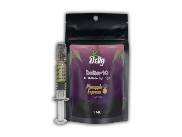 Delta 10 Distillate Syringe 1ml Pineapple Express Hybrid