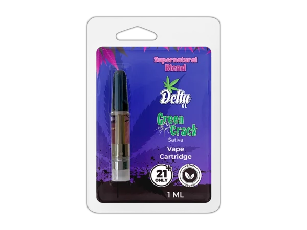 Supernatural Blend Vape Cartridge Green Crack Stiva 1ml