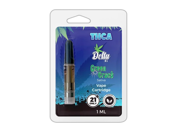 THCA Vape Cartridge Green Crack Sativa 1ml