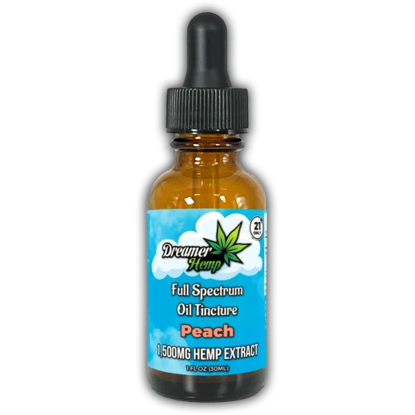 Full Spectrum Oil Tincture 1500mg Peach 30ml