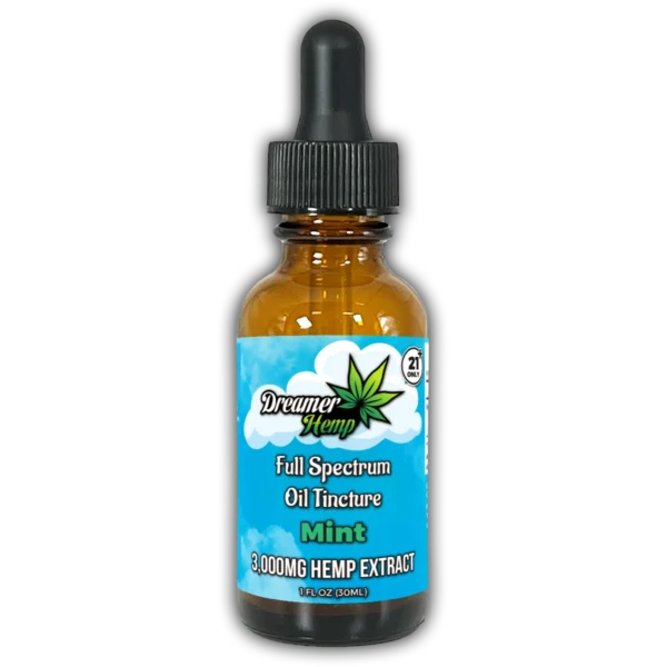 Full Spectrum Oil Tincture 3000mg Mint 30ml