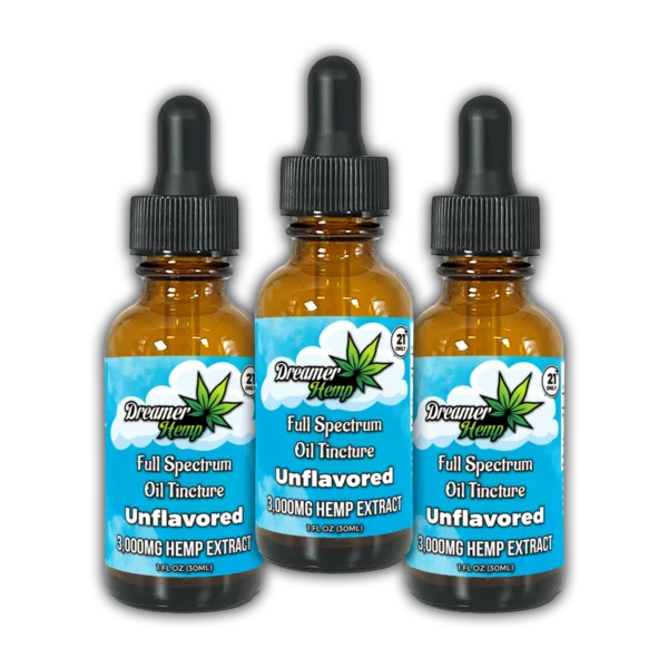 Full Spectrum Oil Tincture 3000mg Unflavored 90ml