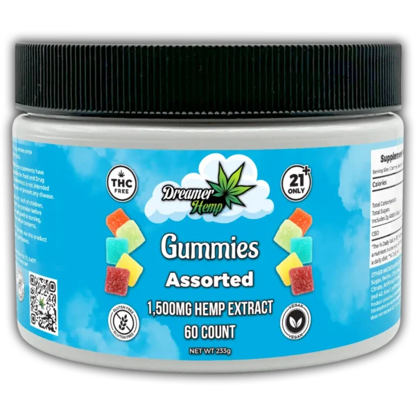 CBD Gummies 1500mg 60ct Assorted