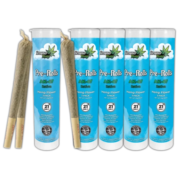 CBD Pre Rolls 1.5g Each 15ct Ak 47 Satica