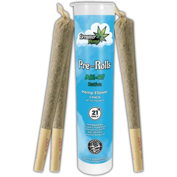 CBD Pre Rolls 1.5g Each 3ct AK-47