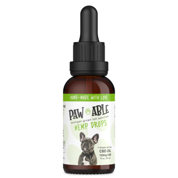 125mg CBD Oil for Small Dogs (25 lbs & Under) Organic