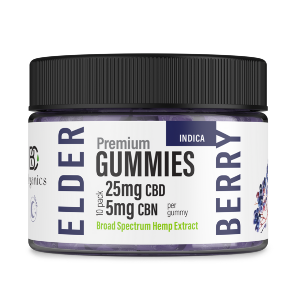 Elderberry Sleep CBD:CBN Gummies (THC-Free) 10ct