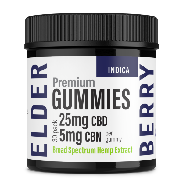 Elderberry Sleep CBD:CBN Gummies (THC-Free) 30ct