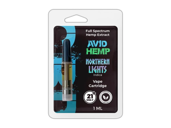 Full Spectrum CBD Vape Cartridge Northern Lights 1g