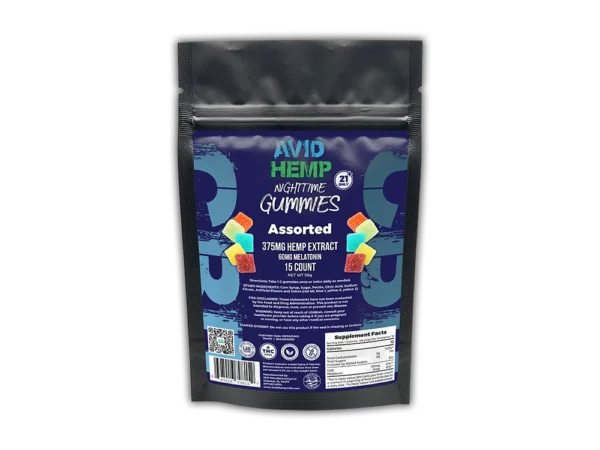 CBD NightTime Gummies 375mg 15ct