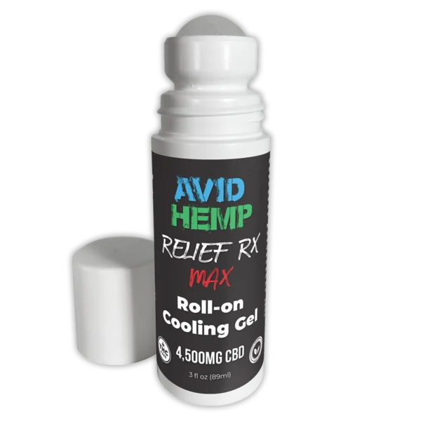 CBD ReliefRx Max Roll-on Cooling Gel 4500mg