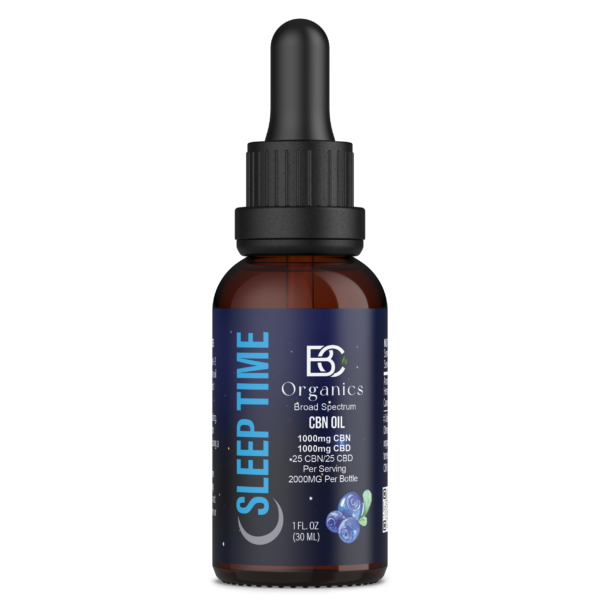 Blueberry CBD + CBN Oil Restful Sleep and Relaxation 1000mg