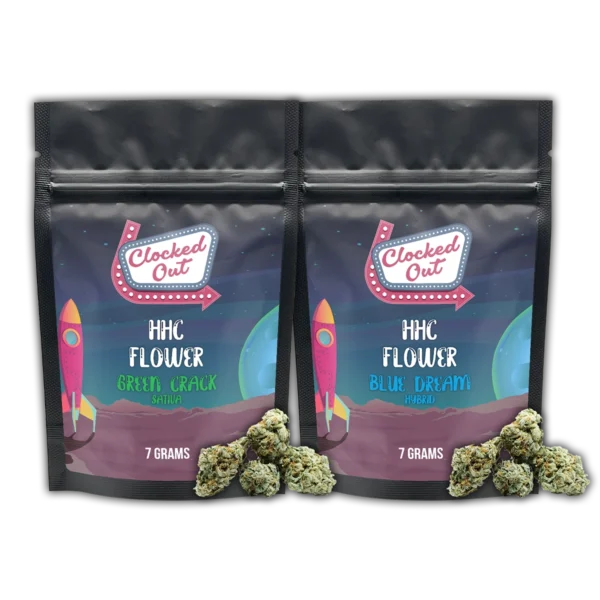 HHC Flower 14g 2-Pack Blueberry/Green Crack