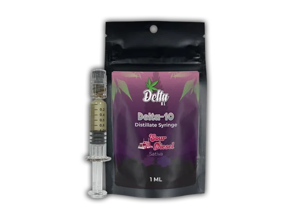 Delta 10 Distillate Syringe 1ml Sour Diesel Sativa