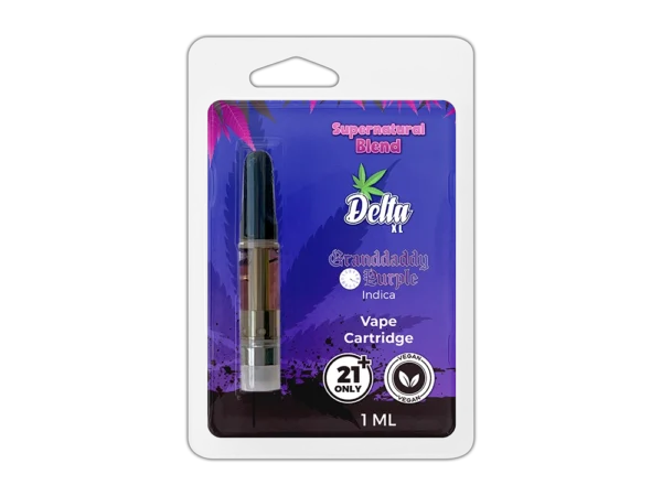 Supernatural Blend Vape Cartridge Grand Daddy Purple 1ml