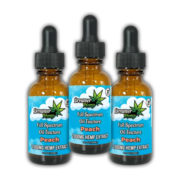 Full Spectrum Oil Tincture 3000mg Peach 90ml