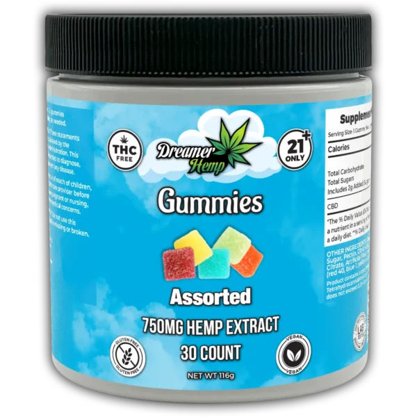 CBD Gummies 750mg 30ct Assorted