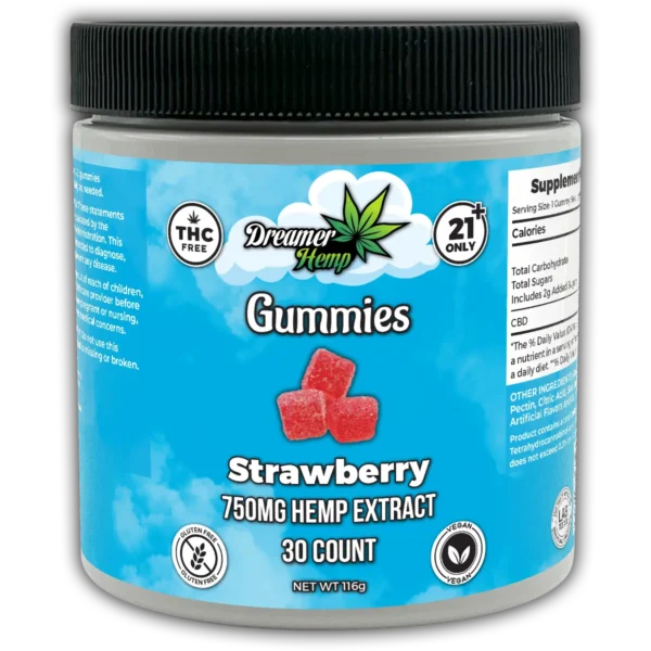 CBD Gummies 750mg 30ct Strawberry