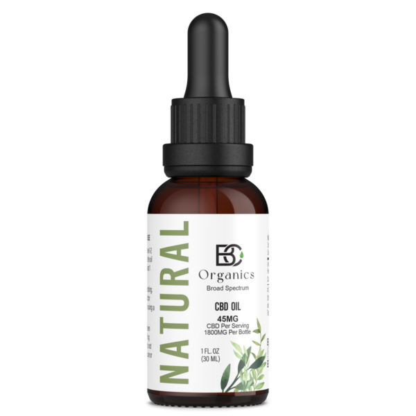 THC-Free Unflavored CBD Oil 1800mg