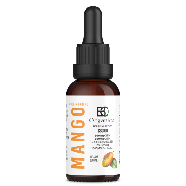 Mango CBD + CBG Oil - Energy and Focus 2000mg